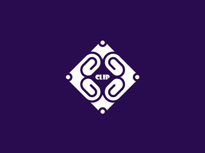 clip mark clip color design illustration logo mark