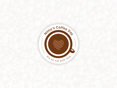 NCD-Nithu's Coffee Day coaster coasterdesign coffeeday coffeelove coffeeshop design illustration lovecoffee nithushot rebound reboundshot reboundstickermule sticker mule vector