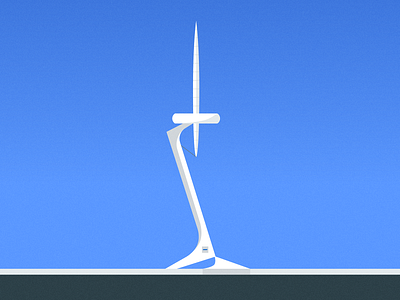 Calatrava — Torre de comunicacions de Montjuïc