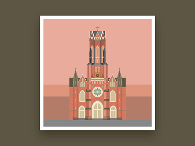 Formsaachen Aachen St Josephs Church Illustration