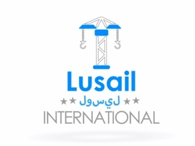Lusail INTERNATIONA Colored Logo adobe illustrator branding business logo graphic design logo design