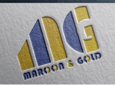 Maroon & Gold adobe illustrator branding business logo graphic design logo design