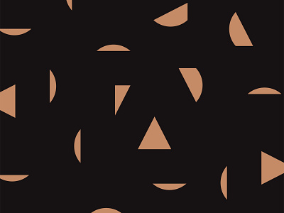 Alto / Pattern abstract black copper pattern shapes triangle