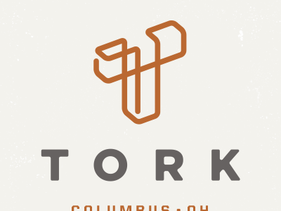 TORK / pt. II industrial lettering logo metal type typography