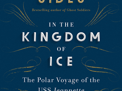 In the Kingdom of Ice / pt. II book cover gradients ice lettering polar publishing type typography