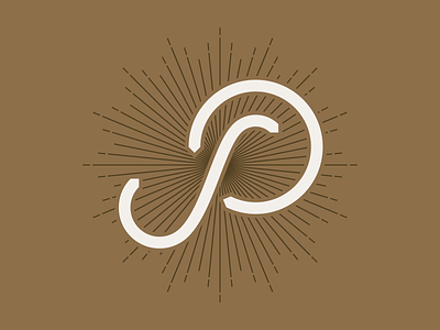 S & P linear logo logotype monogram p s