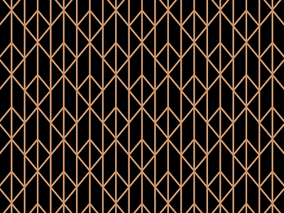 MINK Pattern brass copper linear minimalism mink pattern