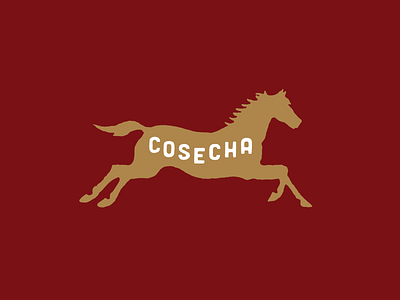 Cosecha Horse cosecha horse identity logo palmetto restaurant running