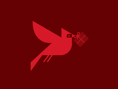 Holiday Bird bird cardinal christmas flying gift holiday present red