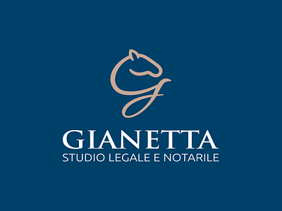 Logo Gianetta Studio Legale horse law lawyer logo