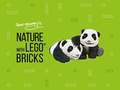 Sean Kenney's Nature with LEGO® Bricks bricks kenney lego lugano nature panda sean