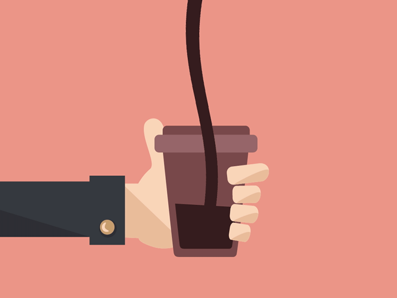 Every morning needs a coffee by Cristiana da Costa on Dribbble