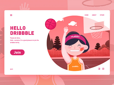 Hello Dribbble 插图