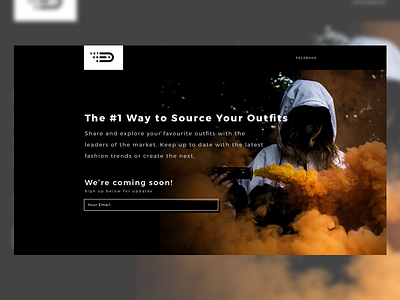 Vetode Landing Page - Website Coming Soon colour coming coming soon flair landing landing page orange page smoke soon vetode