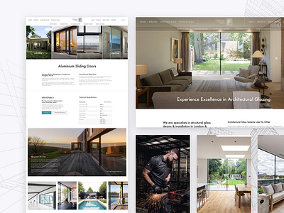 Architectural Glazing Specialist Website Design