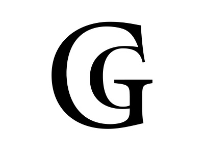 Monogram of Giorgy Gunawan logo minimalism monochrome monogram simplicity typogaphy