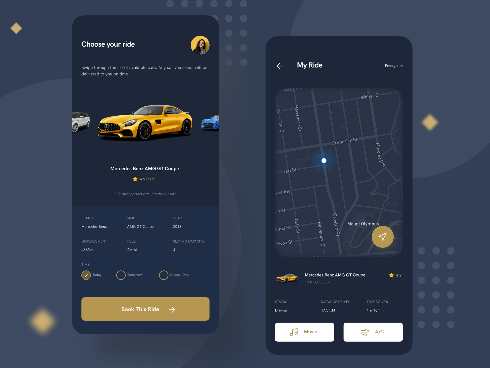 Luxury Rental Car by Kuldeep Sharma on Dribbble