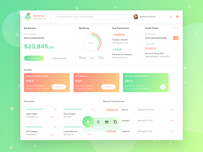 Bank App app bank dashboard design finance ui ux web