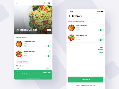 Foodie App app design food foodie mobile ui ux