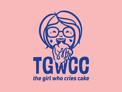 The Girl Who Cries Cake Logo Design