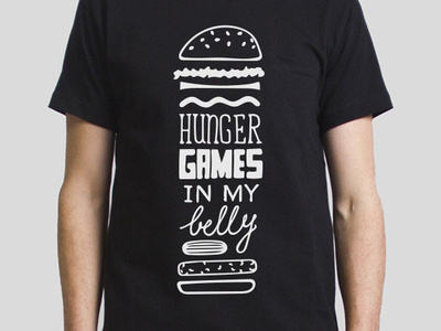 Nom Nom Lettering burger custom type hamburger lettering tshirt design