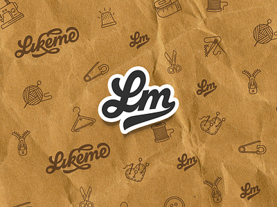 Likeme logo brand clothing likeme lm logo