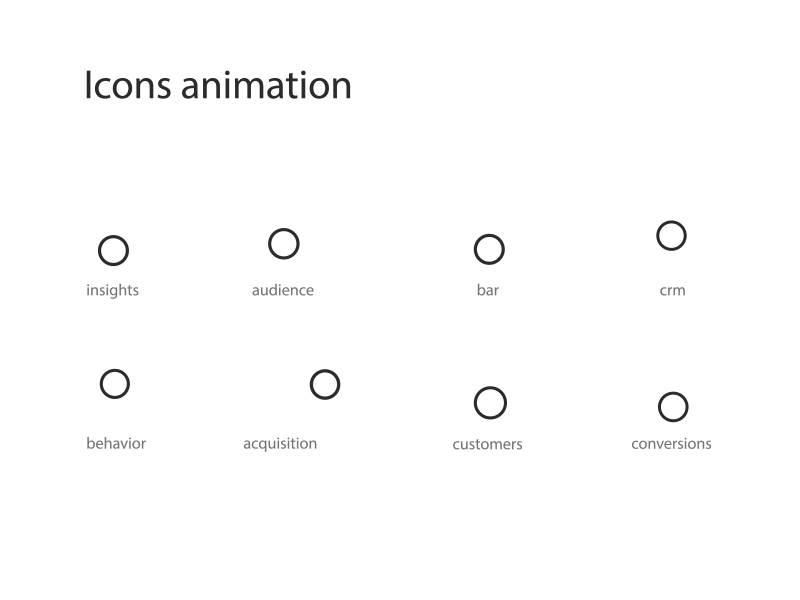 Icons in motion 2d 2d animation after effects icons icons animation icons system motion design motion system ui ui animation