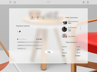 Minimal furniture ecommerce design ecommerce minimal ui web website