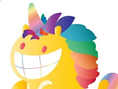 Logo for 99 Unicorns Inc. [WIP] brand identity branding character design community identity friendly logo