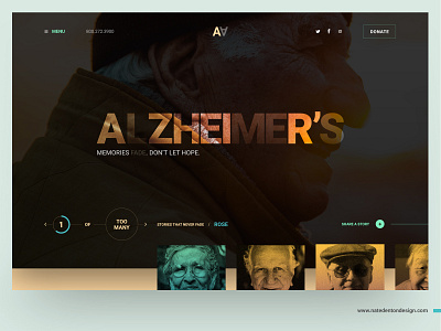 Alzheimers Association Rebrand/Redesign branding creativedirection dentondesign digitaldesign gooddesigngood interfacedesign layout ui ux webdesign