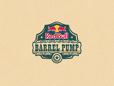 Red Bull Barrel Pump Logo