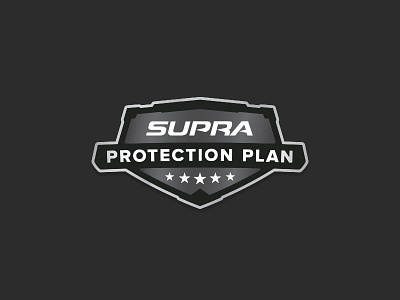 Supra Protection Plan Badge badge boats logo stars supra warranty