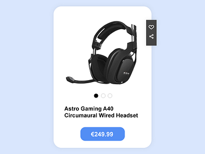 E-commerce shop - Daily Ui 12 12 blue clean daily ui daily ui challenge design e commerce headphones minimalist product shop ui