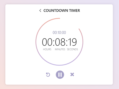 Countdown Timer - Daily Ui 14