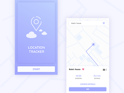 Location tracker - Daily Ui 20