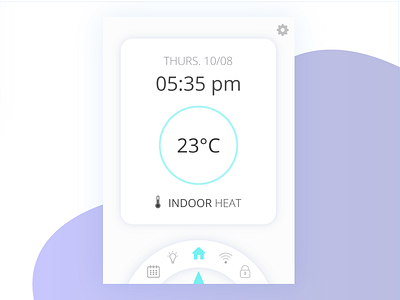 Home monitoring - Daily Ui 21 21 app clean daily ui daily ui challenge dashboard green home monitoring interface monitoring purple ui