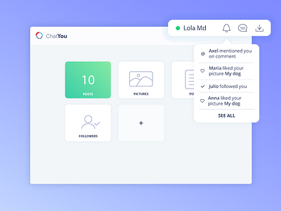 Dropdown menu - Daily ui 27 by Aurélie Hcp on Dribbble