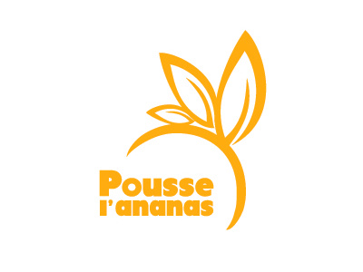 Logo - Pousse l'ananas food grocery logo shop