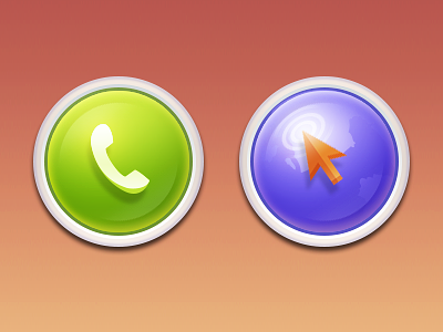 Phone & Browser android browser icon illustration phone theme ui