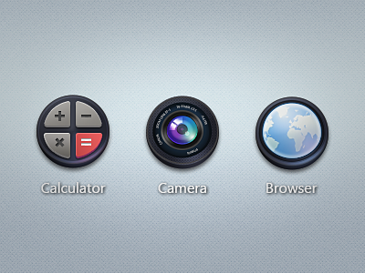 icons android browser calculator camera icon mobile ui