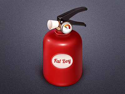fat boy fireextinguisher icon ui