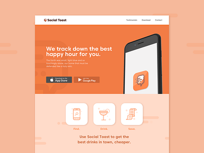 Social Toast - Landing Page