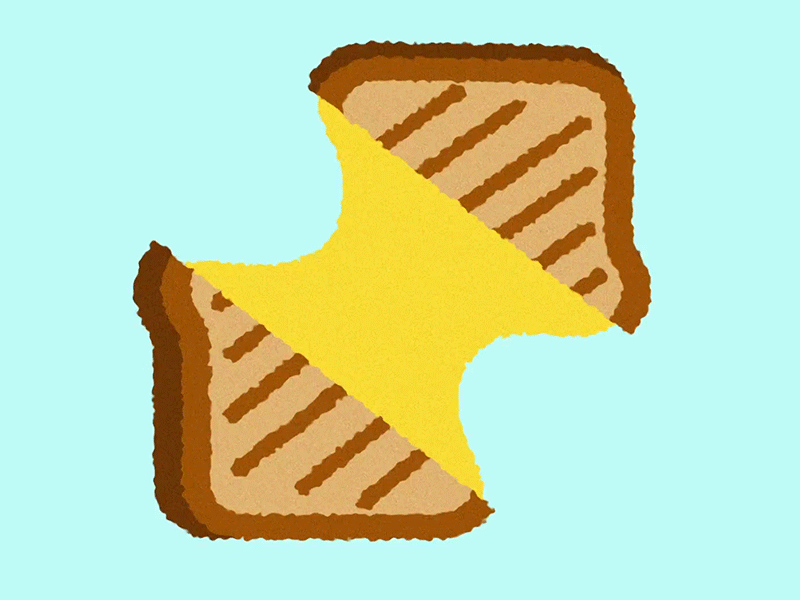 Grilled Cheese by Rachel DeMeyer on Dribbble