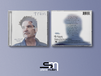 Train Album Redesign album cd cover double exposure graphic design photoshop rework train