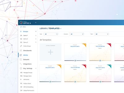 Templates - Data Visualization Web Application