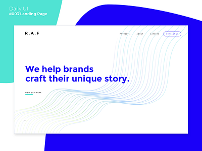 Daily UI #003 Landing Page