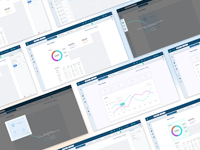 Editing Mode - Data Visualization Web Application app dashboard data visualization illustration sketchapp social media