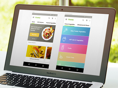 Concept UI for Grocery App android app grocery ui