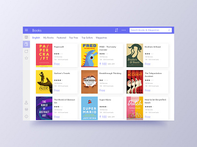 Books app - Windows 10 Desktop version