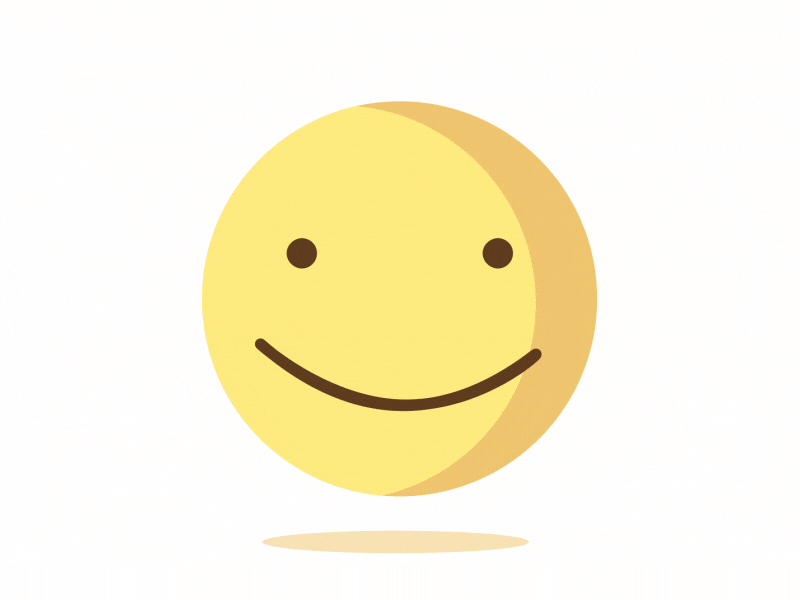 An Emoji's Smile animation emoji